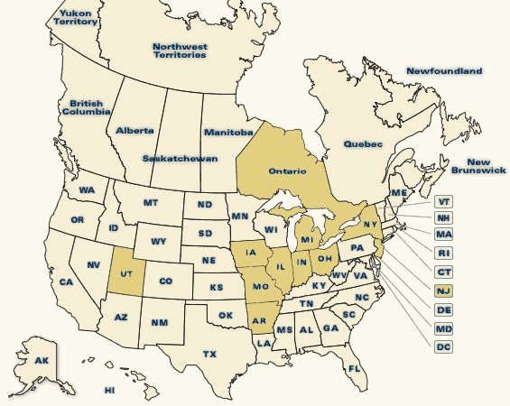 Aglime Locations